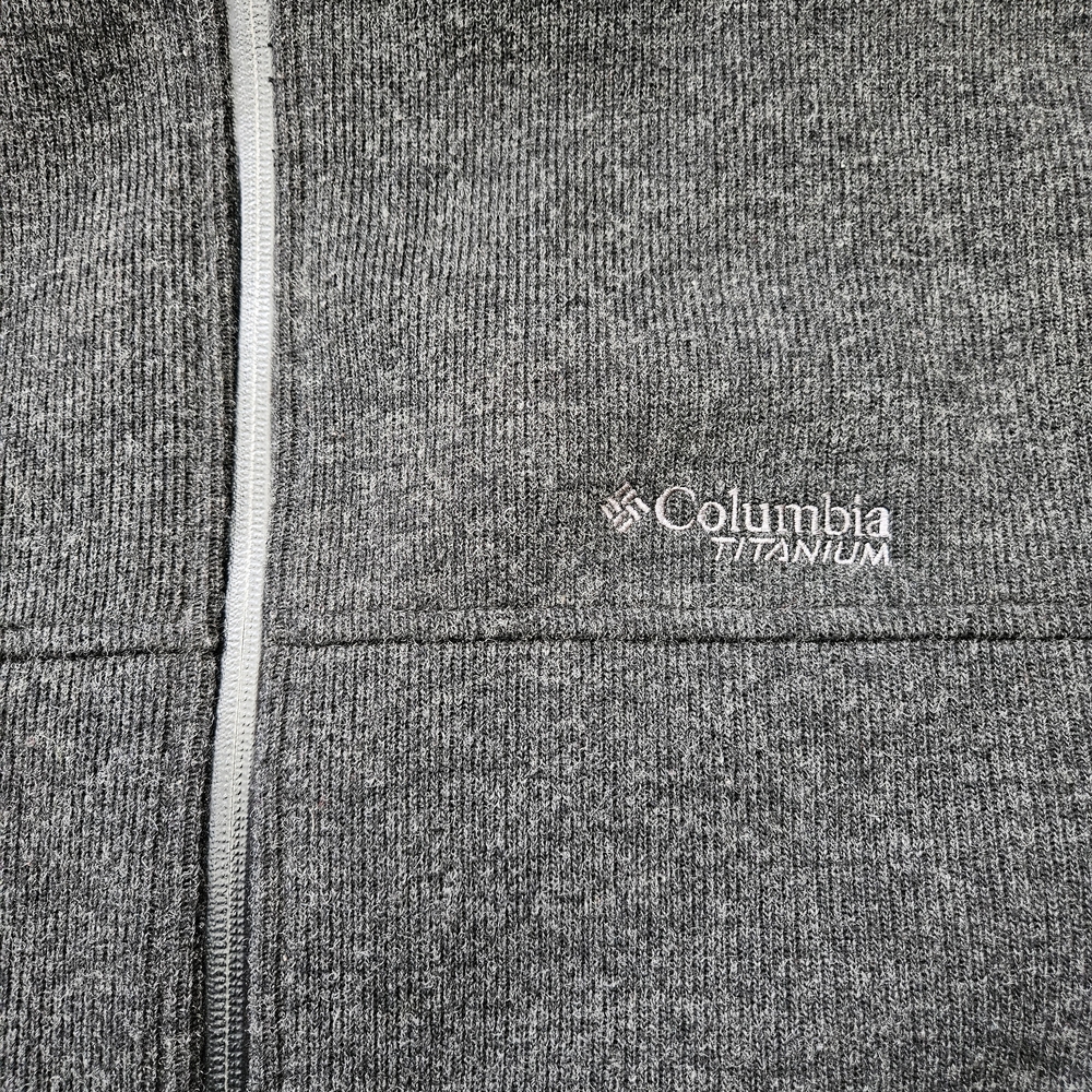Mens Columbia Titanium Omni Heat Wool Full Zip Up Jacket sz XL - Picture 13 of 16